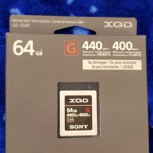Sony 64GB G Series XQD Memory Card
